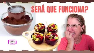 Será que funciona? Cestinhas de Chocolate.
