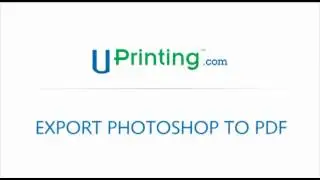 Quick Tip - Export Adobe Photoshop to PDF
