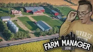 Buduję Własną Farmę 🔨 Zarządzanie Gospodarstwem ✔ Farm Manager 2018 - Zwierzeta, Maszyny, Pola