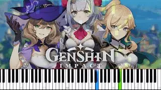 Genshin Impact- Good Night Liyue Easy Slow Piano Tutorial | Learn How To Play Popular Songs On Piano