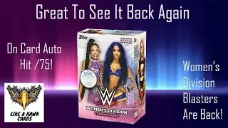 2021 Topps WWE Women's Division Blaster Box - Autos are back!  Auto Hit /75!