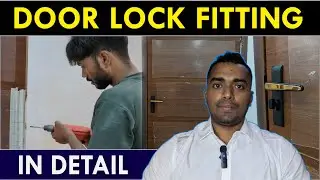 Door Lock Fitting | Double Handle Door Lock Installation | How to install door lock | आसान तरिके से