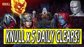 Knull World Boss Legend X 5 F2P Daily Clears [No Craft Card- Part 1] I Marvel Future Fight