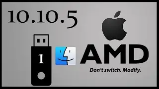 PART 1 (YOSEMITE 10.10.5 AMD) - Create USB Installer Using MAC