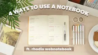 4 Ways to Use a Rhodia Notebook 📓 Students, Artists, and More!