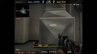 When a Faceit level 6 tries to do Ropz' movement on Nuke