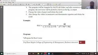 Draw root locus using MATLAB software