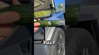 Testing if a Cybertruck Frunk will Cut off a Finger