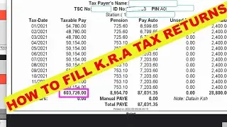HOW TO FILE K.R.A TAX RETURNS FOR TSC TEACHERS(2022)