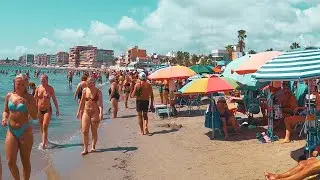 ☀️Beach Walk -  Torrevieja Spain ALICANTE- 2022 4K VIEW 🎥 - 🚶‍♂️ Walk Tour