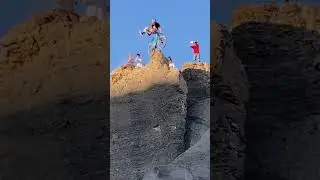 Aiden Parish going absolutely massive on some Free Ride Sends! #freeride #mountainbike