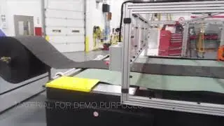 Industrial Die Cutting Press with Clamp Feed System & Upper Heated Platen