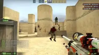 Guardian trainning AWP with bots    'Гвардиан' разыгрывается с ботами