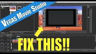 Vegas Movie Studio Tutorial - How to Fix Image Cut Off