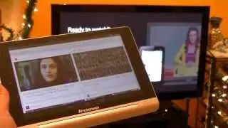 Lenovo Yoga 8 using Chromcast youtube wireless
