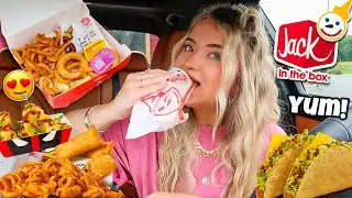 Jack In The Box Mukbang! NEW Mini Chimi Bang Bangs, Deadpool Menu + More