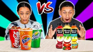 SODA VS JUICE CHALLENGE!