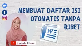 Tutorial Cara Mudah dan Cepat Membuat Daftar Isi Otomatis di Ms.Word