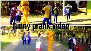 Funny girls prank video 🤣😆 comedy funny viral video#viral #comedy #funnyvideo #teddybear
