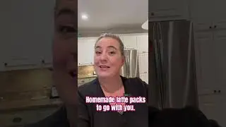 Latte packs for on the go coffee using Nescafe instant espresso and our powdered creamer recipe