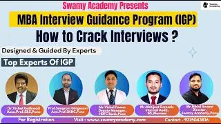 How to crack MBA Interviews ?| MBA | Marathi | Nikhil Swami Sir