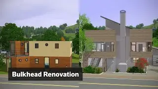 Transforming This Weird Modern House • The Sims 3 House Design [Speed Build Renovation]