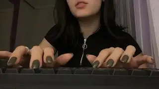 ASMR PERGUNTAS, TECLADO E SONS DE BOCA EM CAMADAS