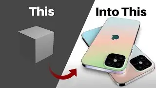 Modeling iPhone 12 Pro Max in Blender 3D