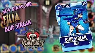 Fighter Reveal: Filia - BLUE STREAK | Skullgirls Mobile