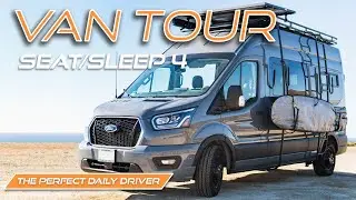 VAN TOUR with AWESOME Design! | The PERFECT Daily Driver!