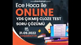 2022 YDS CLOZE TEST QUESTION SOLUTION I ECE TEACHER