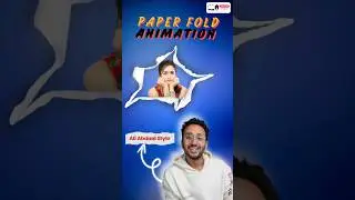 🧑‍💻Paper Fold Animation Techniques #paperanimation #paperfold
