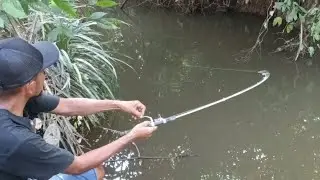 NGERI‼️SUNGAI YANG IKAN NYA MELIMPAH DI HUNI ULAR PITON‼️MAS BRO
