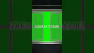 Window 🪟 Opening green screen with sound fx #shorts #greenscreen