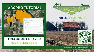 Exporting a layer to a shapefile in ArcPro 3.X