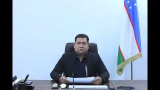 Toshkent shahar va Toshkent viloyati hududiy boshqarmasi boshlig‘i Anvar Maхsudov hisoboti