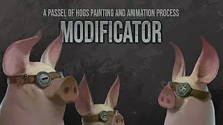 A timelapse of a painting and animation for Modificator (with The Strokes)