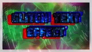 How to make Glitch text Intro on Android