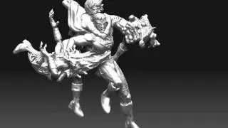 Superman gone wild zBrush