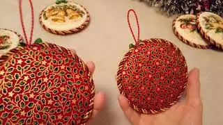 #вышивкакрестиком Игрушки Дименшенс  Старинное рождество и оформленные работы