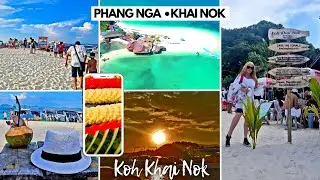 24 🌊 KOH KHAI NOK | #PhangNga #Thailand #KhaiIslands #AndamanSea #BoatTrip #Krabi #Phuket Dec 09,23