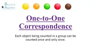 Counting Principle: One-to-One Correspondence
