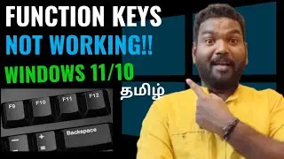 How To Enable And Disable Function Keys in Windows 11/10 | Tamil | RAM Solution