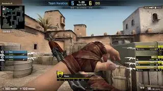 CS:GO POV Demo Dignitas f0rest (26/20) vs Heretics (de_dust2)