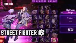 SF6: Full Character Select Animations | Season 3 Complete