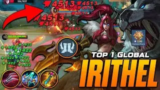 SAVAGE?! Irithel LIFESTEAL Build and Emblem for TOWER DIVE (1V5) - Top 1 Global Irithel ~ MLBB