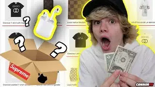 I Won AirPods! Hypebeast Mystery Box Online Versace, Supreme HYPEDROP