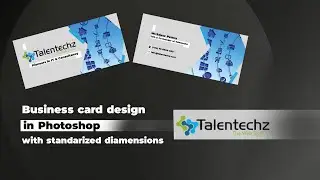 Let's make a business card in Photoshop in consonance with the world accepted standard