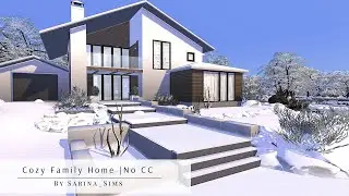 Cozy Family Home | No CC | Stop Motion Build | The Sims 4