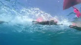 Open water drills - trio drill 9 - Trio in column, 10 fast strokes, 20 slow